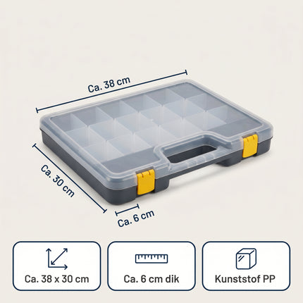 Cheqo® Uitvulplaatjes Assortimentskoffer - Specs