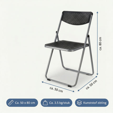 Cheqo® Klapstoelen Set van 4 - Specs