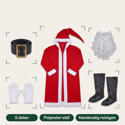 infographic-5: Kerstmanpak luxe uitvoering one size