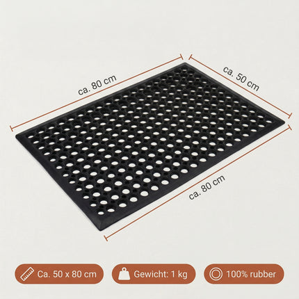 Cheqo® Rubberen Deurmat Buiten - Specs