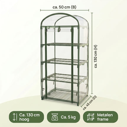Cheqo® Kweekkas 4-laags Mini - Specs