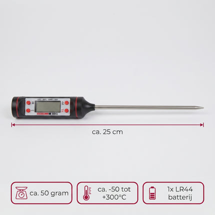 Cheqo Vleesthermometer Digitaal - Specs