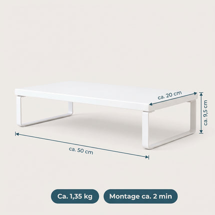 Cheqo® Monitorstandaard Wit - Specs
