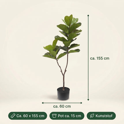 Cheqo® Kunstplant Ficus Lyrata - Specs