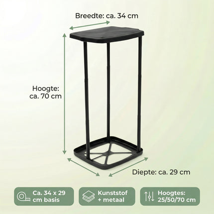 Cheqo® Vuilniszakhouder Opvouwbaar - Specs