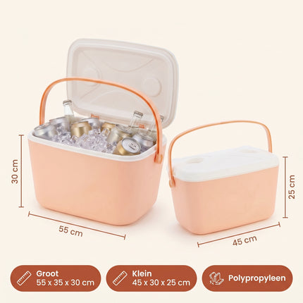 Cheqo Koelboxen Set Roze 30L+15L - Specs