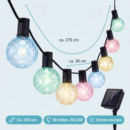 cheqo-solar-lichtsnoer-10-kristallen-bol - Specs
