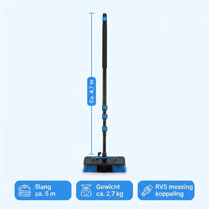 Cheqo® Autowasborstel Telescopisch - Waterbezem Set - Specs