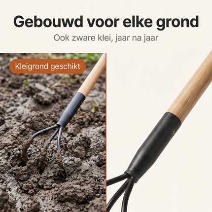 Cheqo® Schoffel 3 Tands Cultivator - Bezwaarkiller