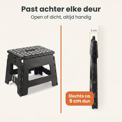 Cheqo® Opstapkrukje Inklapbaar - Bezwaarkiller