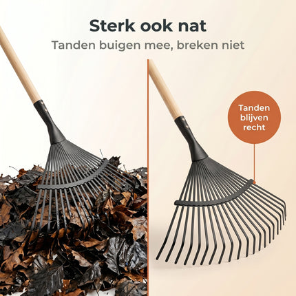 Cheqo® Bladhark met Houten Steel - Bezwaarkiller