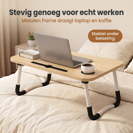 Cheqo® Laptoptafel Opklapbaar 60x40 cm - Bezwaarkiller