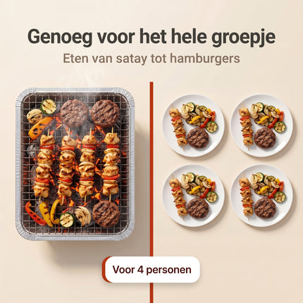 Cheqo® Wegwerpbarbecue - Bezwaarkiller