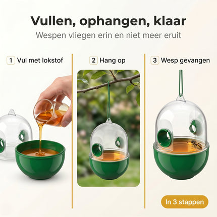Cheqo® Wespenvanger Set van 2 - Bezwaarkiller