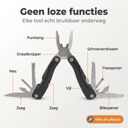 Cheqo Multitool 11-in-1 - Bezwaarkiller