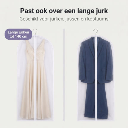 Cheqo® Kledinghoezen Set van 5 - Bezwaarkiller