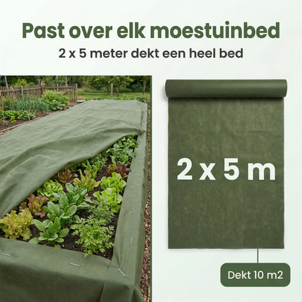 Cheqo Planten Beschermdeken Vliesdoek 2x5m - Bezwaarkiller
