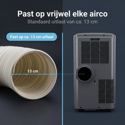 Cheqo® Luchtafvoerslang Airco - Bezwaarkiller
