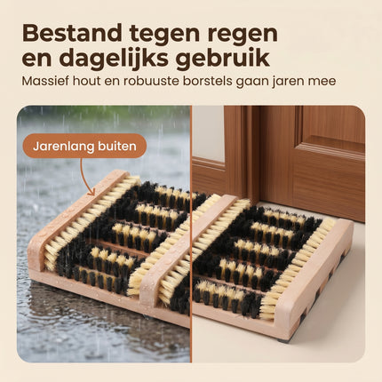 Cheqo® Voetenveger met borstels - Bezwaarkiller
