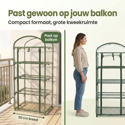 Cheqo® Kweekkas 4-laags Mini - Bezwaarkiller