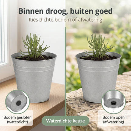 Cheqo Zinken Bloempot - Bezwaarkiller