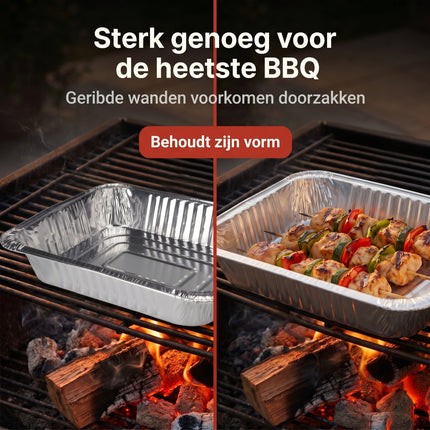 Cheqo® Grillschaal Set van 2 - Bezwaarkiller