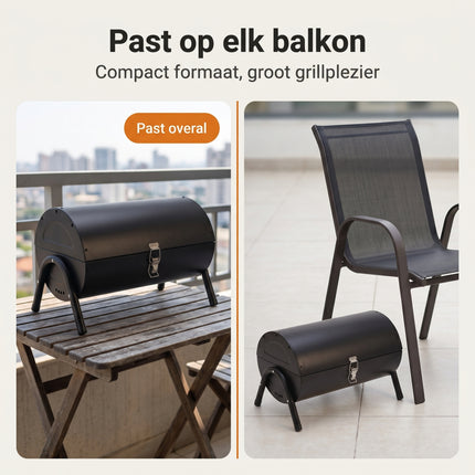 Cheqo® Houtskoolbarbecue Tafelmodel - Bezwaarkiller