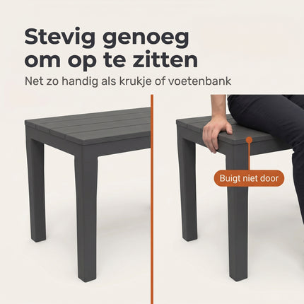 Cheqo® Bijzettafel Antraciet - Bezwaarkiller