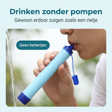 Cheqo Waterfilter Survival Outdoor - Bezwaarkiller