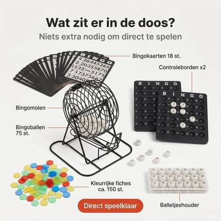Cheqo® Bingo Molen Compleet - Bezwaarkiller