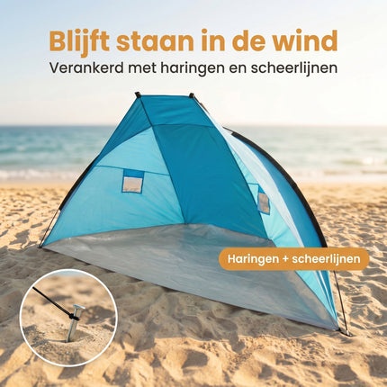 Cheqo® Strandtent - Beachshelter - Bezwaarkiller