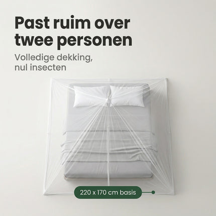 Cheqo® Reisklamboe Pyramidevorm 2-Persoons - Bezwaarkiller