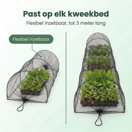 Cheqo® Kweektunnel met Insectennet - Bezwaarkiller