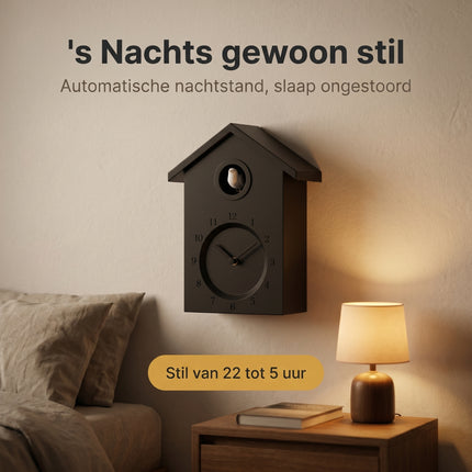 infographic-6: Cuckoo wall clock black 1