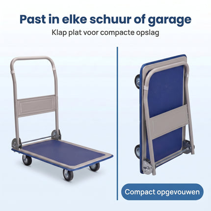 Cheqo Transportwagen Plateauwagen Inklapbaar - Bezwaarkiller