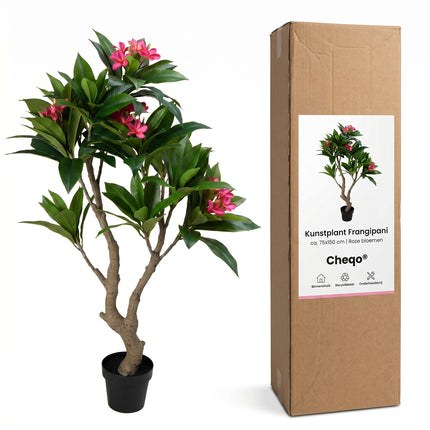Cheqo® Kunstplant Frangipani - Verpakking