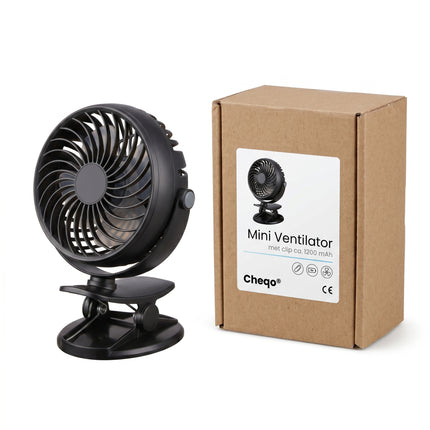 Cheqo® Mini Ventilator met Clip - Verpakking