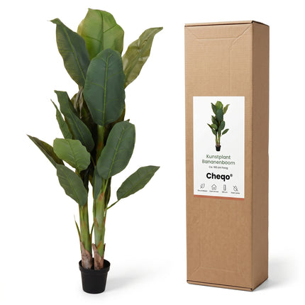 Cheqo® Kunstplant Bananenboom - Verpakking