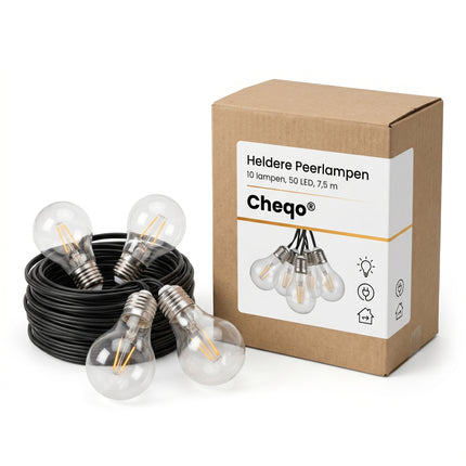 cheqo-lichtsnoer-feestverlichting-buiten - Verpakking