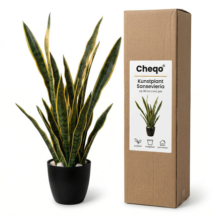 Cheqo Kunstplant Sansevieria - Verpakking
