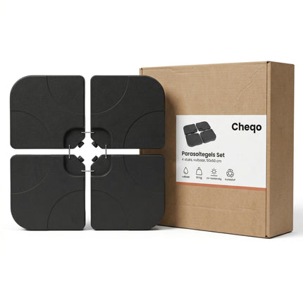 Cheqo Parasoltegels Set van 4 - Verpakking