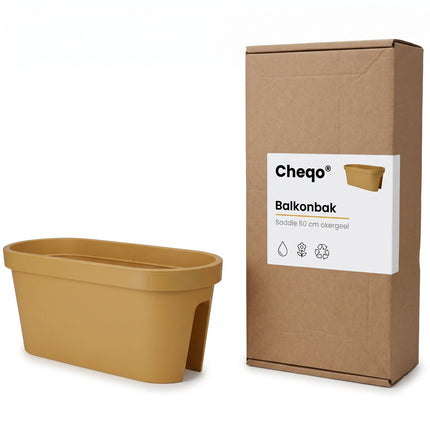 Cheqo® Balkonbak Okergeel - Verpakking