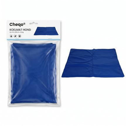 Cheqo® Koelmat voor Honden - Verkoelende Mat - Gelmat - Cooling Mat Hond - Niet-giftige Gel - Verpakking