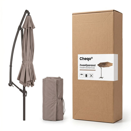Cheqo® Zweefparasol - Verpakking