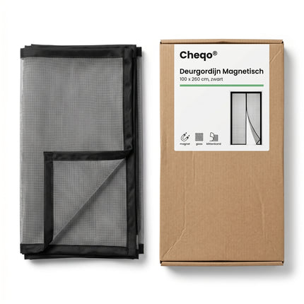 Cheqo® Deurgordijn Vliegengordijn Magnetisch - Verpakking