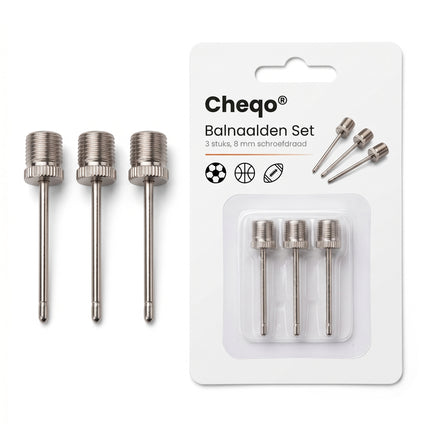 Cheqo Ballenpomp Naalden Set van 3 - Verpakking