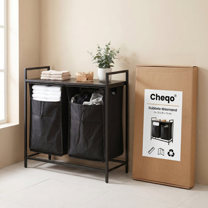 Cheqo® Dubbele Wasmand - Verpakking