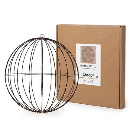 infographic-7: Ceruzo lichtbol 320 led metaal 50 cm kerstverlichting met …