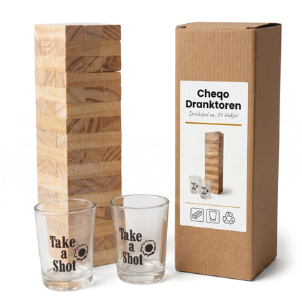 Cheqo® Drinkspel Dranktoren - Verpakking