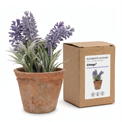 Cheqo Kunstplant Lavendel in Pot - Verpakking